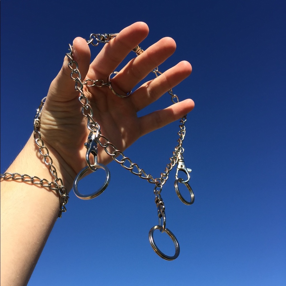 3 key ring chain